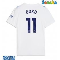 Manchester City Jeremy Doku #11 Rezervni Dres za Ženska 2026-27 Kratak Rukav